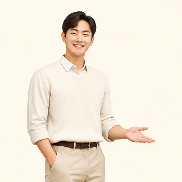 소나타 신차 장기렌트 상담 신청을 안내하는 담당자